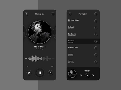 music...! app design icon typography ui ux