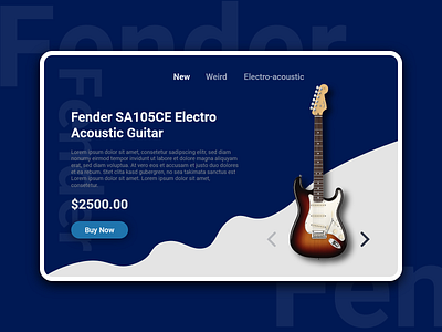 Product Design page..! (fender)