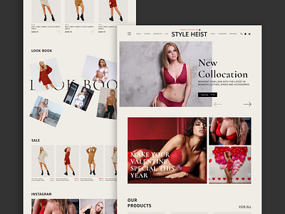 Style Heist fashion site Redesign