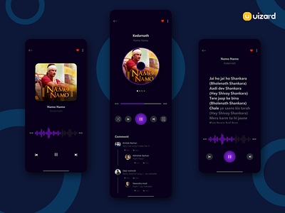 SaaS - music app UI Design adobe xd app design dribbble music app ui ux