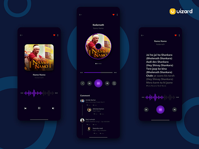 SaaS - music app UI Design