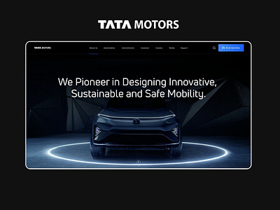 TATA MOTORS website redesign