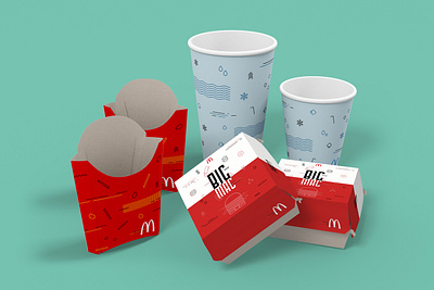 McDonald's Limited Edition branding design flat illustration vector