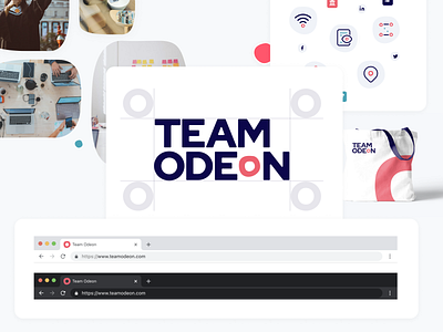 Team Odeon - Branding branding casestudy guideline logo modern organic red