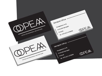 OOPEAA Architecture architecture business card