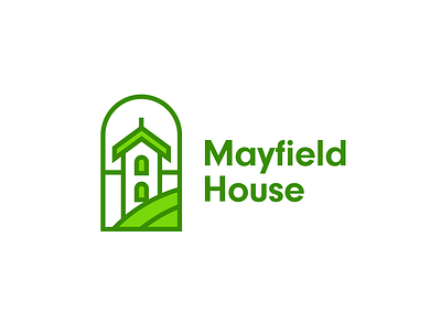 Mayfield House - brand concept brand brand design brand mark iconography logo logo design logo mark logotype