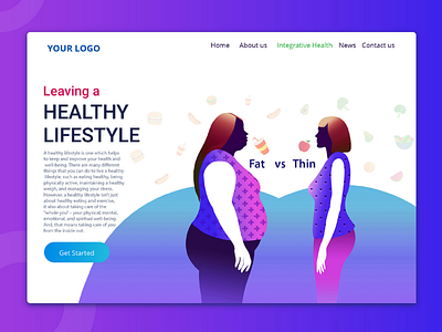 Health landing page