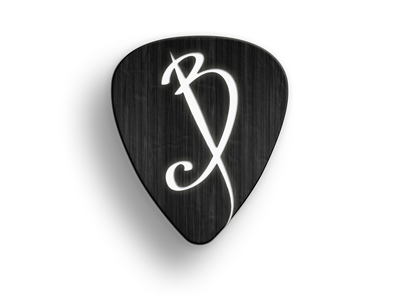 Bacce Logo b guitars logo pick
