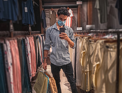 Nothing brands clothing investment mirror selfie shopping slefie