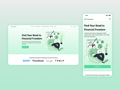 Financial Advisor website concept concept design finance finance app finance webite website website concept website design