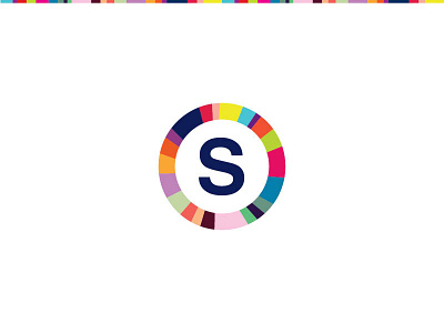 Sunderland Logo blue brand circle colourful identity logo rainbow red s sunderland