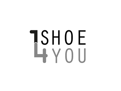 1Shoe4You Logo Design adobe photoshop black branding design graphic graphic design icon logo populer type typography vector