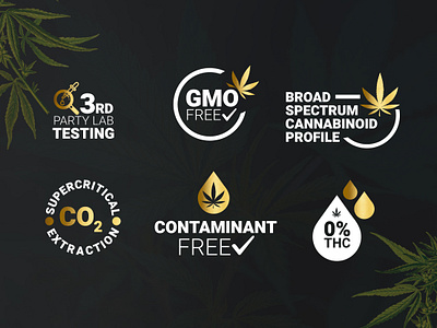 Hemp & Glory Product Logos