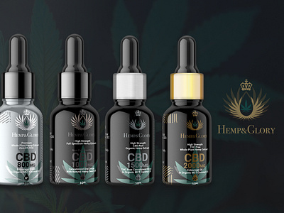 CBD Oil Tincture Design & Branding