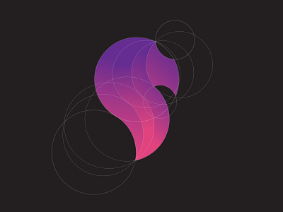 Lion Gradient Circle Logo