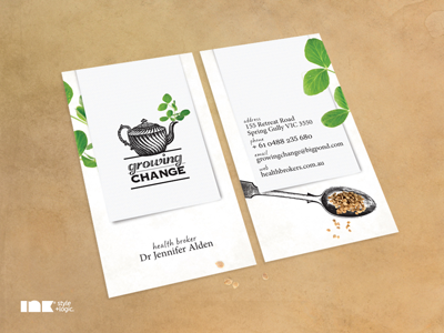 Growing Change Business Card