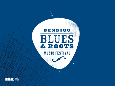 Bendigo Blues & Roots Music Festival Logo logo