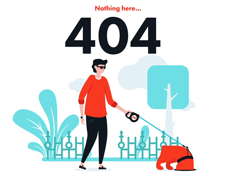 Error 404 flat design flat illustration error page 404 vector art vector illustrator character illustration