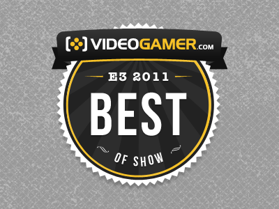 Best Of Show - VideoGamer.com E3 2011 award badge ribbon sunburst