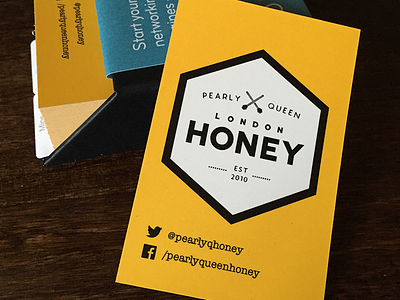 Bees-nuss cards bees branding business card emblem honey logo