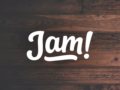 This Is My Jam! Logo branding identity jam lettering logo logotype type