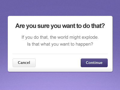 Modal Dialog Window