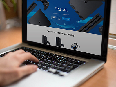 PS4 Pro Website