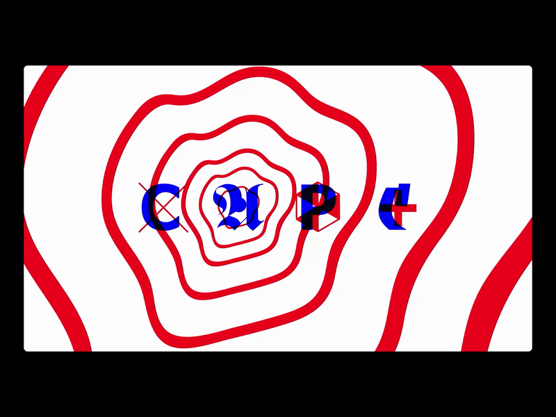 CAPC exhibition – Motion design teaser animation art blue capc colorful contemporary exhibition graphic design helmo illustration japan motion design red saito symbols takako teaser typeface typography white