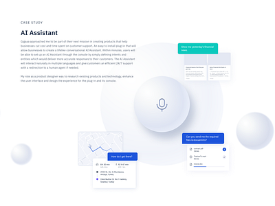 AI Assistant Case Study ai casestudy ui ui design ux ux design