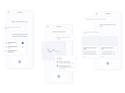 AI Assistant ui ui design ux ux design