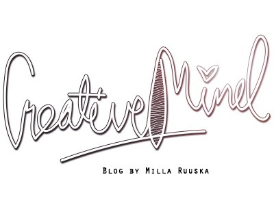 Creative Mind -header blog drawing font header heart illustration illustrator shadow stroke text typography white