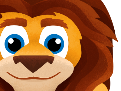 Lion concentric sky illustration lion