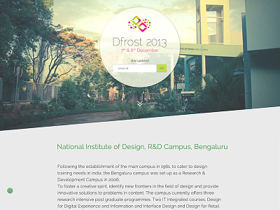 Dfrost Teaser Dribble 2013 design dfrost parallax teaser website work in progress