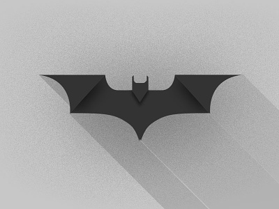 Batman batman cut flat paper practice