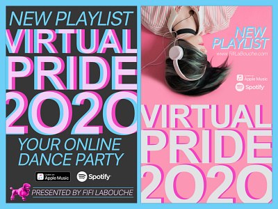 Fifi LaBouch Pride Playlist Pinterest Posts