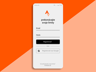 Strava Sign-up / Registration screen app app design registration signup strava