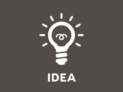 Idea icon pictogram