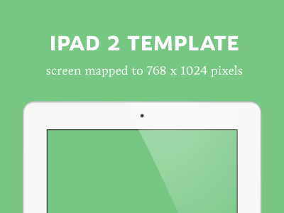 iPad 2 Detailed Template ipad 2 template