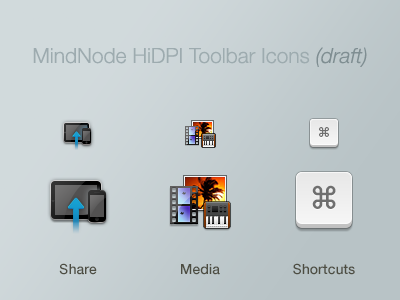 Color HiDPI Icons, draft hidpi icon os x