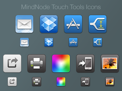 Mindnode Touch Tools Icons