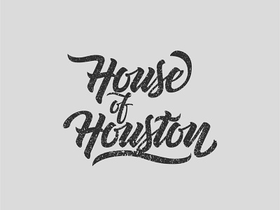House of Houston design illustration illustrator lettering logo type typography vector