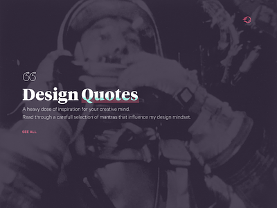 Design Quotes collection inspiration link mantra quotes resource