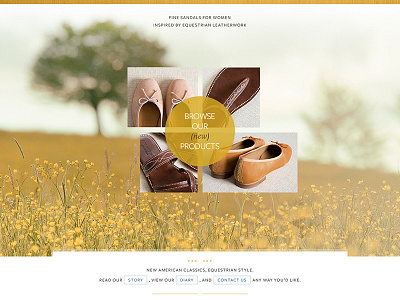 Katharine Page e commerce hero redesign refresh shoes