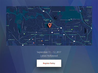 Something is coming conference hollywood map register website wip