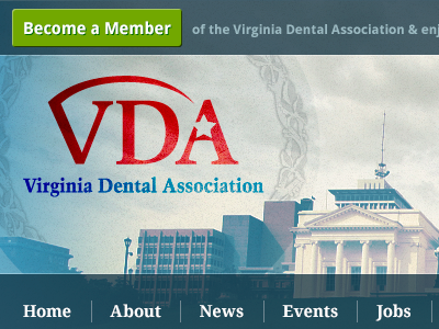 VA Dental Assoc. header logo website