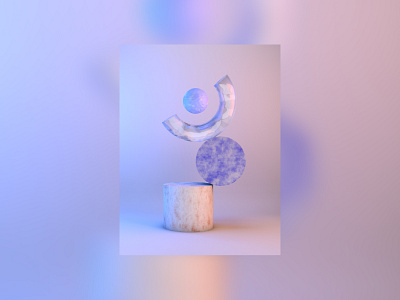 3D / RAISE YOUR HANDS 3d abstract blue c4d c4dfordesigners character design light pastel pink render