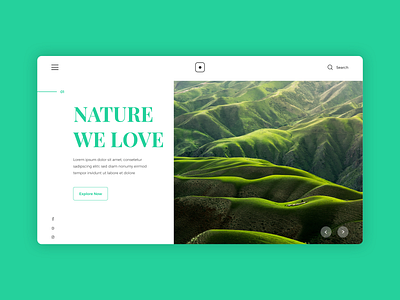 Website UI Design app design dribbble minimal minimalism minimalist natural nature ui uidesign uiuxdesign ux uxdesign uxui webdesign website website design