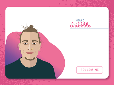 Hello Dribbble app charactedesign design dribbble flat hello illustration illustrator vector welcome