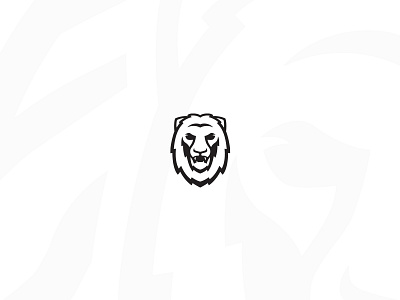 B&W Lion. brand design case study identity log sports terdsgn