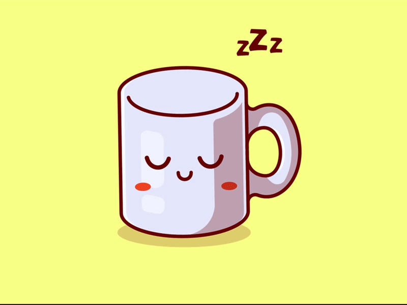 Sleepy Mug animation branding illustration illustrator intro logo motion ui